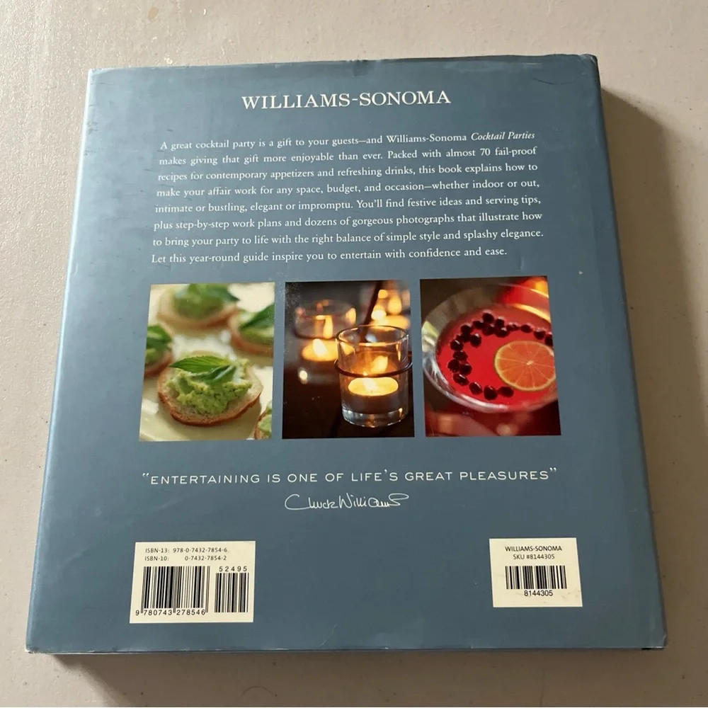 Williams-Sonoma Cocktail Parties Book